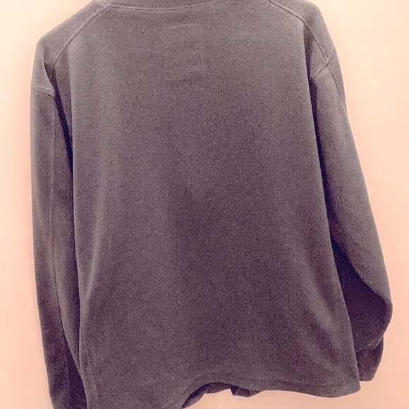 Life is Good Men’s small 1/4 zip fleece with pockets color is black (dark gray) - Picture 5 of 10